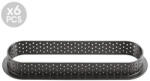 Silikomart Rame Termoplastic Microforate 14.6 x 3.5 x h 2 cm, Ovale set 6 buc (52.287.20.0165)