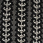 Takoy Csipke szövet hullámok - fekete