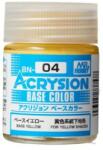 Mr. Hobby Acrysion Base Color Paint (18 ml) Base Yellow BN-04