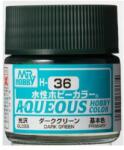 Mr. Hobby Aqueous Hobby Color Paint (10 ml) Dark Green H-036