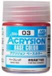 Mr. Hobby Acrysion Base Color Paint (18 ml) Base Red BN-03