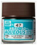 Mr Hobby Aqueous Hobby Color Paint (10 ml) Red Brown H-047