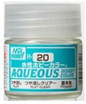 Mr. Hobby Aqueous Hobby Color Paint (10 ml) Flat Clear H-020