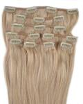 HairExtensionShop Csatos Emberi Póthaj Standard Mézszőke Színben 40cm (Szín #22) (RC4022)