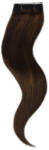 HairExtensionShop Tresszelt Emberi Póthaj Standard Natúr Barna Színben 50cm (Weft Haj #2) (RW502)