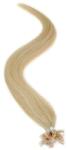 HairExtensionShop Keratinos U-TIP Emberi Póthaj Standard Hőillesztéshez Mézszőke 60cm (Szín #22) (RUT6022)