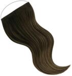 HairExtensionShop Damilos Flip-In Emberi Póthaj Standard Sötétbarna Színben 60cm (Szín #4) (RFL604)