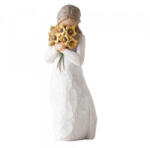 Willow Tree Napfényes ölelés - Willow Tree figura - 14 cm