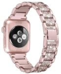 Loomax Curea metalica pentru Apple Watch Loomax, bratara compatibila cu Apple Watch 6/5/4/3/2/1, 42 / 44 mm rose gold, 33-3326 (33-3326)