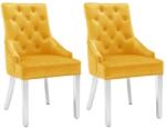 vidaXL 2 db bársony étkezőszék (337020/24/26)