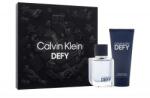 Calvin Klein Defy set cadou Apă de toaletă 50 ml + gel de duș 100 ml pentru bărbați