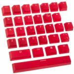 Ducky Rubber Keycap Set, 31 billentyű, Double-Shot Backlight - piros (DKSA31-USRDRNNO1)
