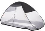 DERYAN Cort pop-up de pat cu plasă anti-țânțari, gri, 200x90x110 cm BT POP Grey (425425)