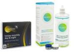 Lenjoy Lenjoy Monthly Day & Night (3 lentile) + Solunate Multi-Purpose 400 ml cu suport - Lunar
