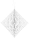  Gyémánt papír lampion , krém (20 cm)