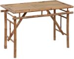 vidaXL Masă de grădină pliabilă, 115x50x75 cm, bambus (341745)