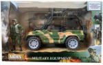 Magic Toys Katonai Jeep figurával és kiegészítőkkel (MKO461045) - jatekshop