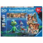 Ravensburger PUZZLE DISNEY PIXAR LUCA, 3x49 PIESE (RVSPC05571) - ookee Puzzle