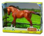 CollectA Figurina in cutie Iapa Thoroughbred Chestnut pictata manual WB Collecta (COL89579WB) - ookee Figurina