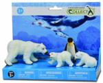 CollectA Set 4 figurine pictate manual Ursi polari si pinguin (COL84068LPP) - ookee Figurina