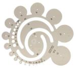 KOH-I-NOOR Radius sablon, műanyag, z32