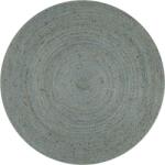 vidaXL Covor manual din iută, rotund 150 cm verde măsliniu (133670) Covor