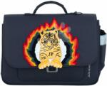 Jeune Premier Servietă școlară It Bag Mini Tiger Flame Jeune Premier design ergonomic de lux 27*32 cm (JPITN22191)