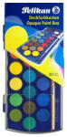Pelikan Acuarele Pelikan F455 721662, 22 culori + alb de zinc si pensula (721662)