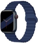  REVERSE Curea din silicon Apple Watch 7 (41 mm) / 6 / SE / 5 / 4 (40 mm) / 3 / 2 / 1 (38 mm) albastru