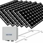 VICTRON Kit fotovoltaic on-grid 5, 5KWP CU 20 panouri 275WP AXITEC + invertor DELTA RPI H5A + suporti acoperis (KIT5.5KWONGRID)