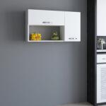 ASIR GROUP Стенен шкаф AKASYA 52x90 cм бял (AS1092)