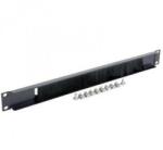 Gembird Organizator cabluri Gembird 1U 19 inch Black (19A-BRUSH-02)