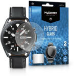 Samsung Galaxy Watch 3 (45 mm) rugalmas üveg képernyővédő fólia - MyScreen Protector Hybrid Glass - 2 db/csomag - átlátszó