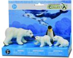 CollectA Set 4 figurine pictate manual Ursi polari si pinguin (COL84068LPP) - bekid Figurina