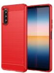  Husa FLEXI TPU pentru Sony Xperia 10 IV 5G rosie