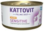 KATTOVIT Feline Diet Sensitive Chicken hrana umeda dietetica pentru pisici cu intolerante, alergii alimentare, cu pui 85 g