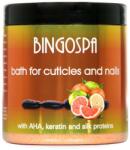 BINGOSPA Sare de baie pentru unghii și cuticule, cu ulei de mandarină și proteine de mătase - BingoSpa 300 g