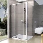 RAVAK Fix oldalfal PPS-80 fekete Transparent