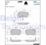 DELPHI set placute frana, frana disc DELPHI LP3726 (LP3726)