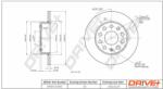 Dr! ve+ Disc frana Dr! ve+ DP1010.11. 0192 (DP1010.11.0192) - automobilus