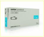 Mercator Medical SANTEX latex púderes (XS) kesztyű, fehér, 100 db, XS-es méret