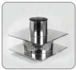 ProInvest Terminal tubare pentru cos zidit cu depresurizare (Variante produs: L x l x Φ = 400mm x 400mm x 150 ) (PIV-44562)