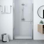 vidaXL Ușă de duș, negru, 81 x 195 cm, sticlă securizată (146655) - vidaxl