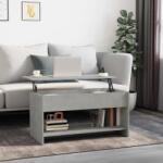 vidaXL Măsuță de cafea, gri beton, 102x50x52, 5 cm, lemn prelucrat (809651) Masa de cafea