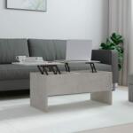 vidaXL Măsuță de cafea, gri beton, 102x50, 5x46, 5 cm, lemn prelucrat (809723) Masa de cafea