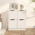 vidaXL Servantă, alb, 60x30x70 cm, lemn prelucrat (811097) Comoda