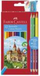 Faber-Castell Creioane colorate Faber-Castell 12+3 culori + ascutitoare (FC110312)