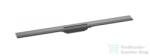 Hansgrohe RAINDRAIN FLEX zuhanyfolyóka színkészlet 1000 mm, méretre vágható, fali illesztéshez, szálcsiszolt fekete/króm 56053340 (56053340)