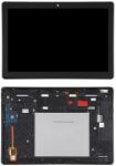 Lenovo TB-X505 Tab M10 HD előlap keret, lcd kijelző érintőpanellel fekete, gyári