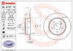 BREMBO Disc frana BREMBO PRIME LINE - UV Coated 08. A737.11 (08.A737.11)